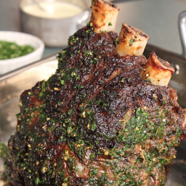 Outstanding Rib Roast With Gremolata